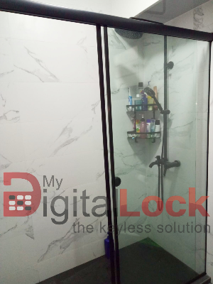 Black-Sliding-Glass-Showroom-Screen