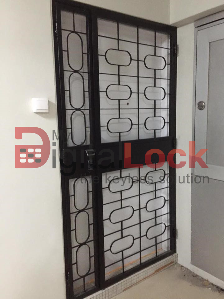 Buy Retro Design - HDB Gate @ My Digital Lock. Call 9067 7990