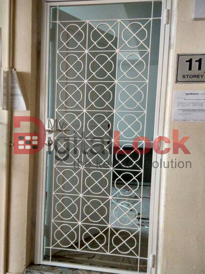 Buy Retro Design - HDB Gate @ My Digital Lock. Call 9067 7990
