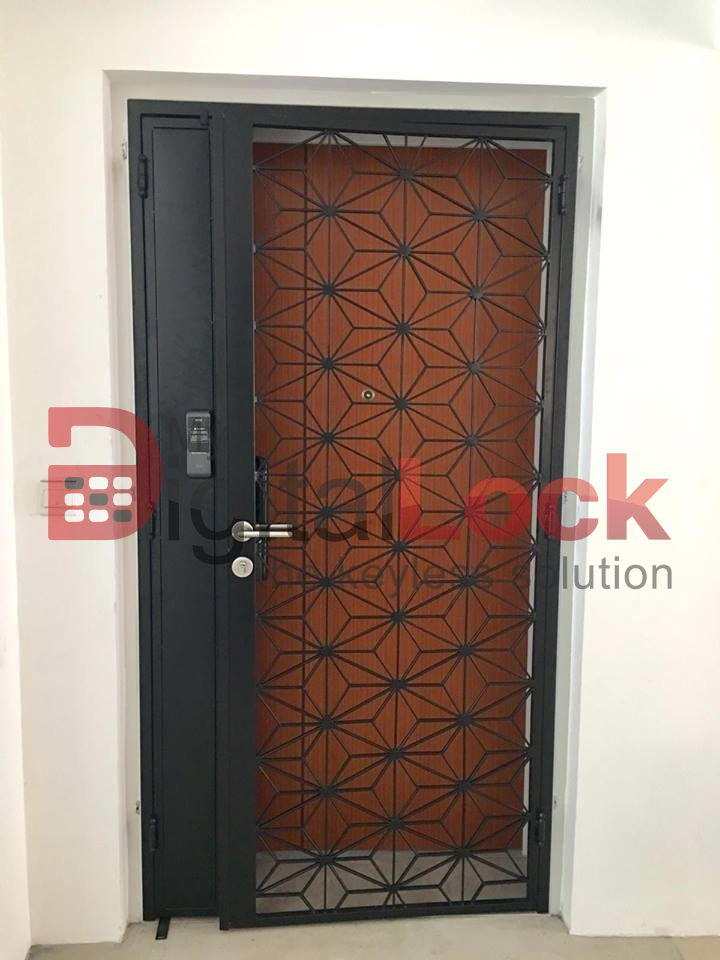 Buy Retro Star - HDB Gate @ My Digital Lock. Call 9067 7990