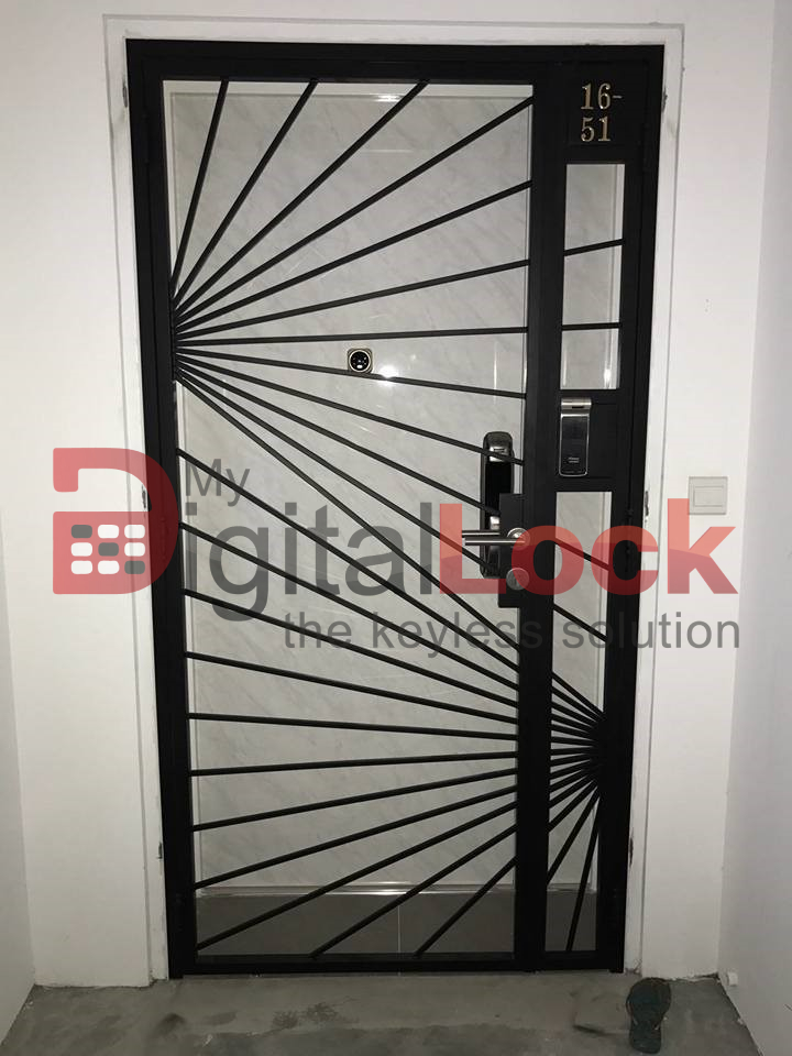 Buy Sunshine Designer - HDB Gate @ My Digital Lock. Call 9067 7990