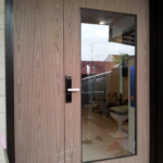 Veneer Solid HDB Main Door Double Leaf 4×7 Feet