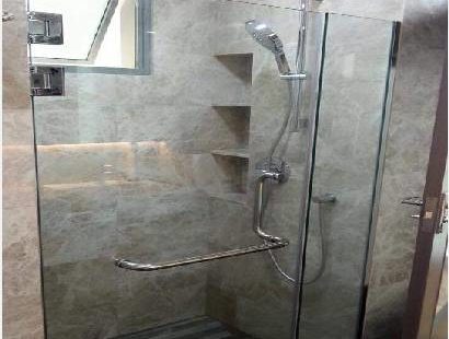 Buy wall to wall glass shower screen - My Digital Lock. Call 9067 7990