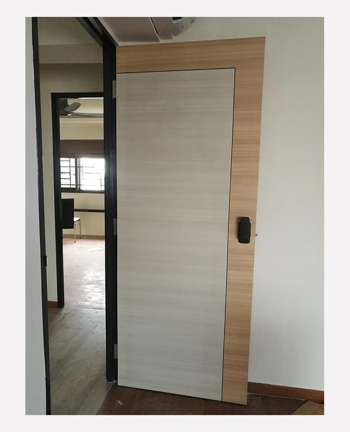 HDB-Interior-Designer-Bedroom-Door-from