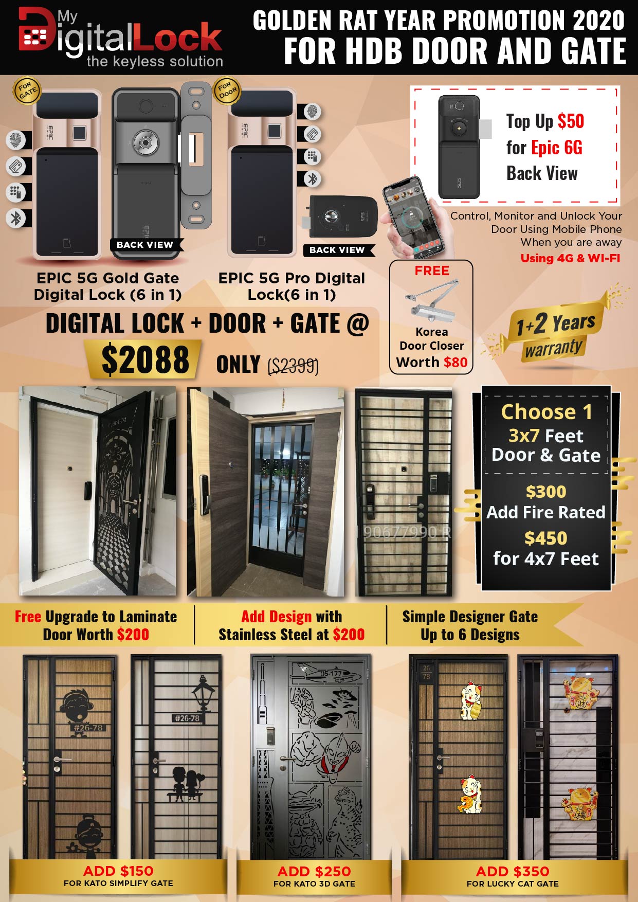 Golden-Rat-Year-HDB-Door-and-Gate-Promotion-with-EPIC-5G-Gold-Gate-and-5G-PRO-Digit
