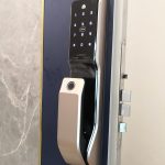 Keywe 360 Smartphone Push Pull Digital Lock (Satin Gold) (10)