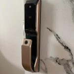 Keywe 360 Smartphone Push Pull Digital Lock (Satin Gold) (9)