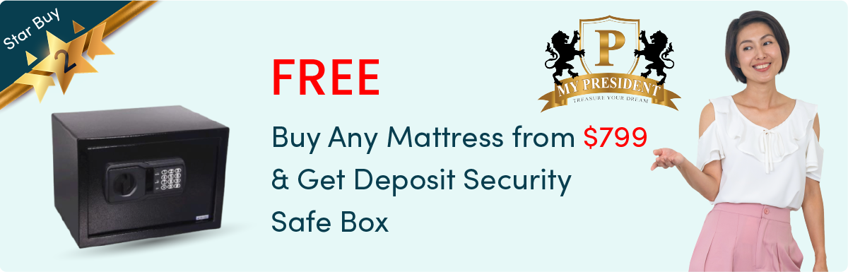 Pocket Spring Mattress | My President Mattress 5 Zone Pocket Spring Mattress