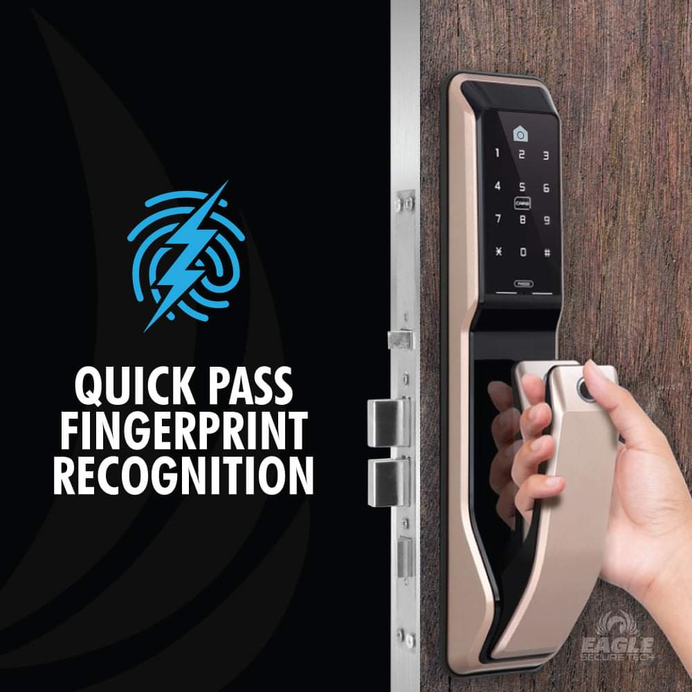 KeyWe Push Pull Door Lock-2