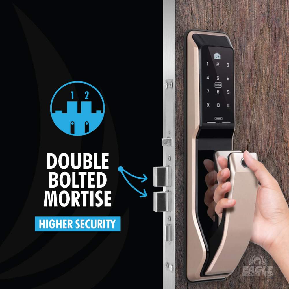 KeyWe Push Pull Door Lock-3