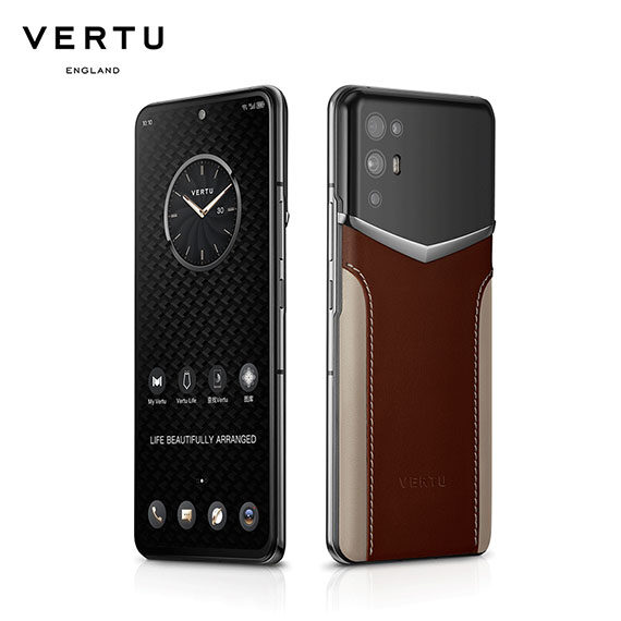 VERTU 5G Luxurious Smartphone (GENTLEMEN SERIES) – White & Brown 1