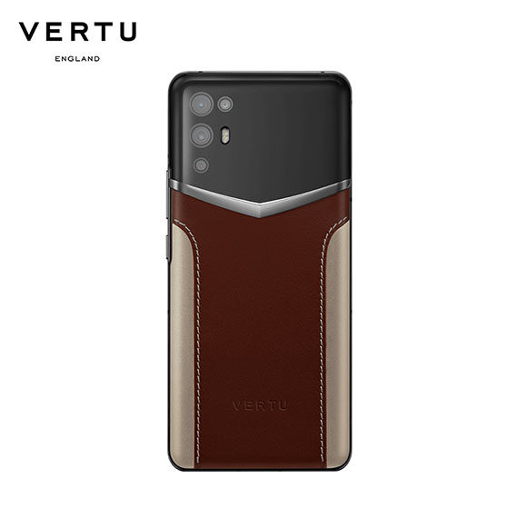 VERTU 5G Luxurious Smartphone (GENTLEMEN SERIES) – White & Brown