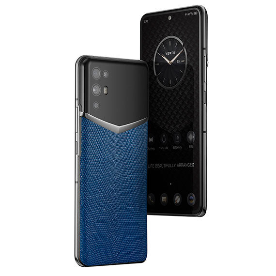 VERTU 5G Luxurious Smartphone (RARITIES SERIES) – Dazzling Blue Lizard 2