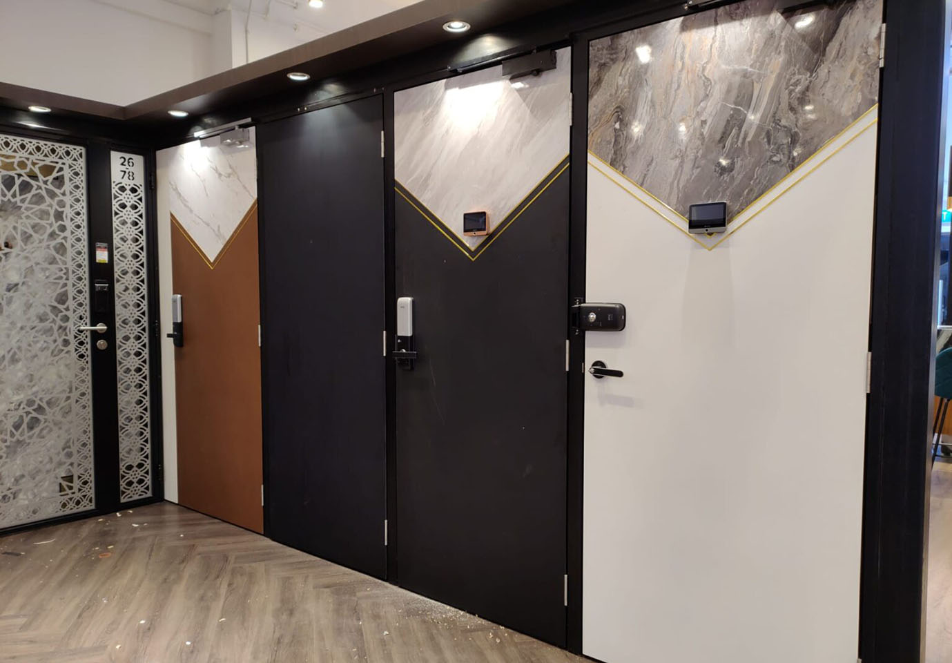 IVERTU Design Main Door Version 2 (Top Marble Design)