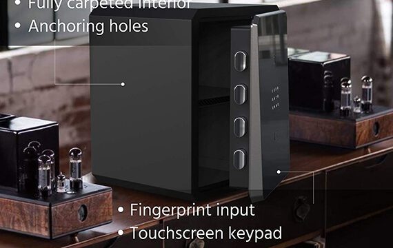 N1 Security Safe 45 with Leather Interior -2