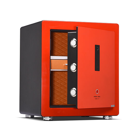 Nikawa Lucky Red Premium Safe with Leather Interior