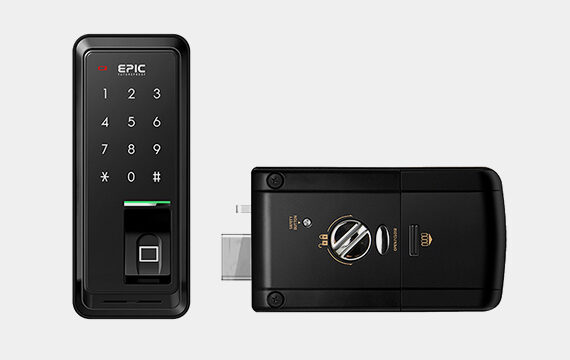 EPIC POPSCAN Fingerprint Digital Lock (Full Black)