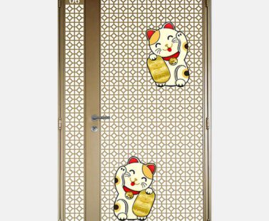 Lucky Cat Katoon Kato 3D Gate 4×7 Feet