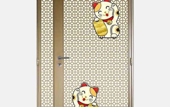 Lucky Cat Katoon Kato 3D Gate 4×7 Feet