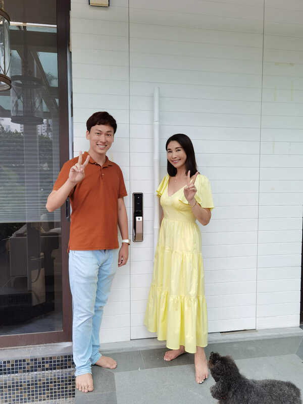Chen Xiu Huan have finally choose Keywe Smartphone Digital Lock