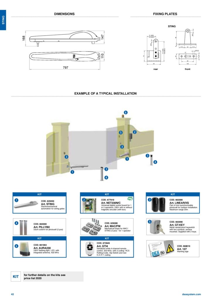 My Digital Lock selling MAX Sting Swing autogate system Up 3m 400KG ...