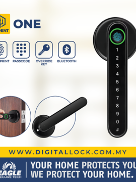 Trident One Fingerprint Bedroom Lock