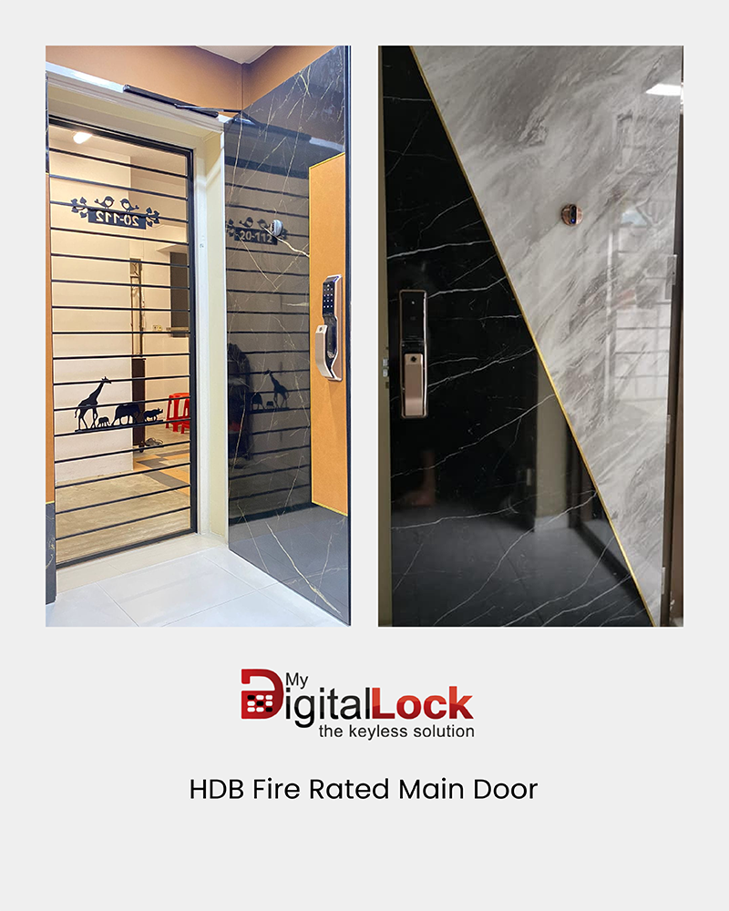 HDB Fire Rated Main Door