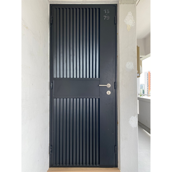 Louver Privacy Mild Steel Gate 3x7 feet