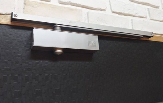 Premium Slide Arm Door Closer Silver