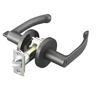 Lacasa 8341 Metallic Gun Grey Designer Bedroom Lever Lock