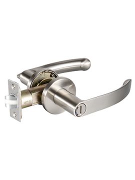 Lacasa 8341 Satin Nickel Designer Bedroom Lever Lock