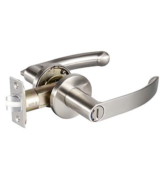 Lacasa 8341 Satin Nickel Designer Bedroom Lever Lock