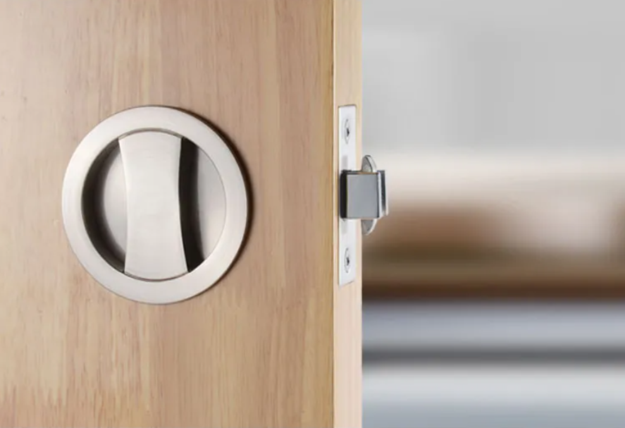 Lacasa-Japan-Sliding-Door-Lock-Lock-Hook-Privacy-Satin-Nickel-For-pocket-door-Flush-3