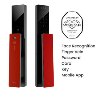 Moorgen-T5-Swarovski-Crystal-Digital-Lock-Ferrari-Red