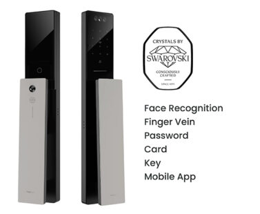 Moorgen-T5-Swarovski-Crystal-Digital-Lock-Platinum-Cool-Sliver