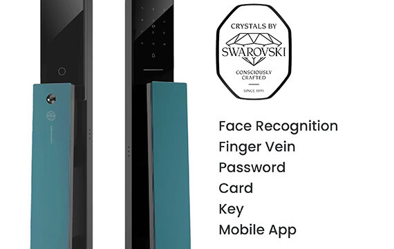 Moorgen-T5-Swarovski-Crystal-Digital-Lock-Tiffany-Blue-1