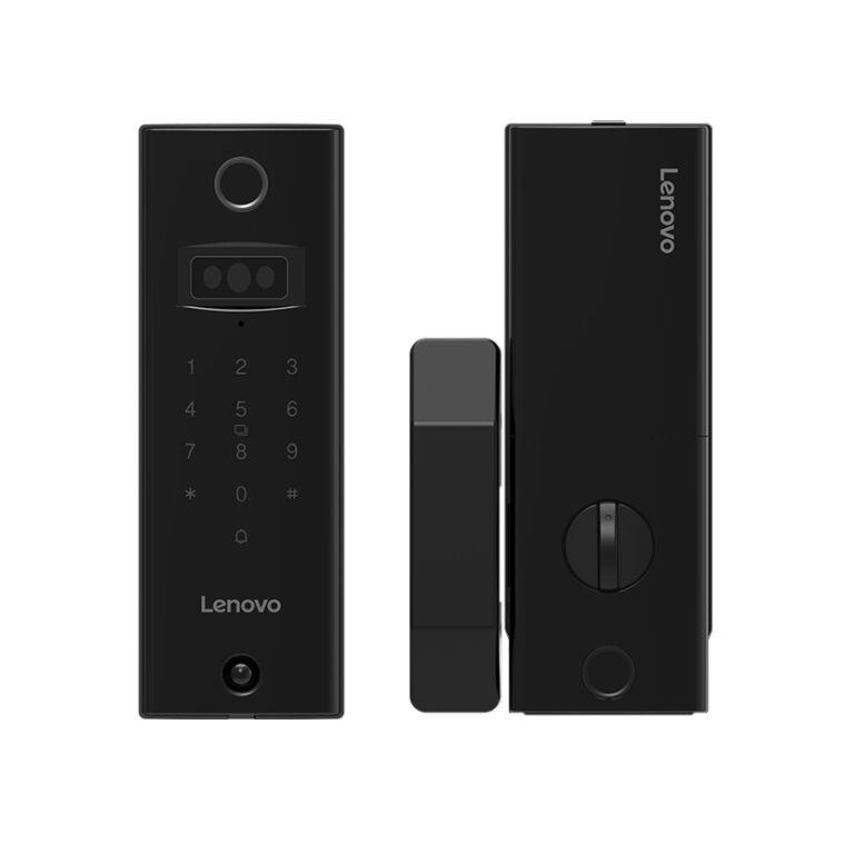 Lenovo U2 Fingerprint door AI rim lock at 499 for HDB fire rated main