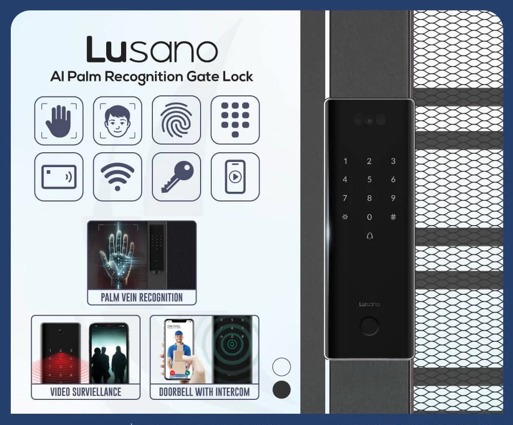 MDL - Lusano Al Palm Gate Lock