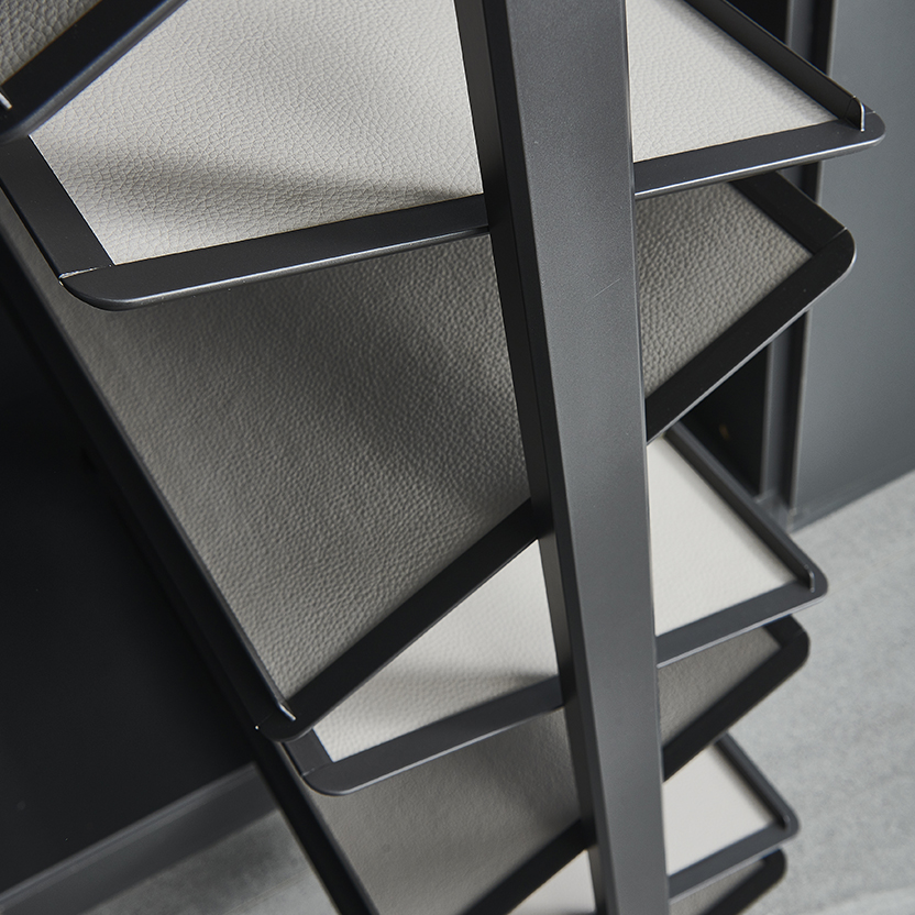 MDL - Lusano Rotating Leather Shoe Rack