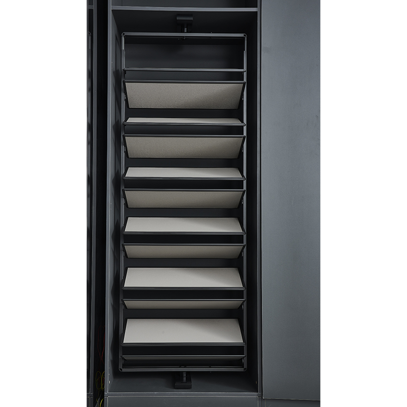 MDL - Lusano Rotating Leather Shoe Rack