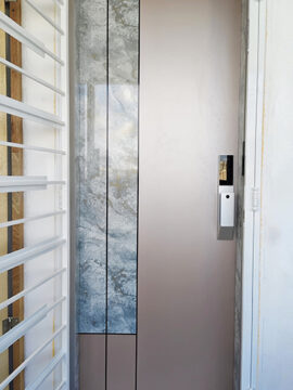MDL - Additional Laminate with Gold Stainless Steel Lines Feature