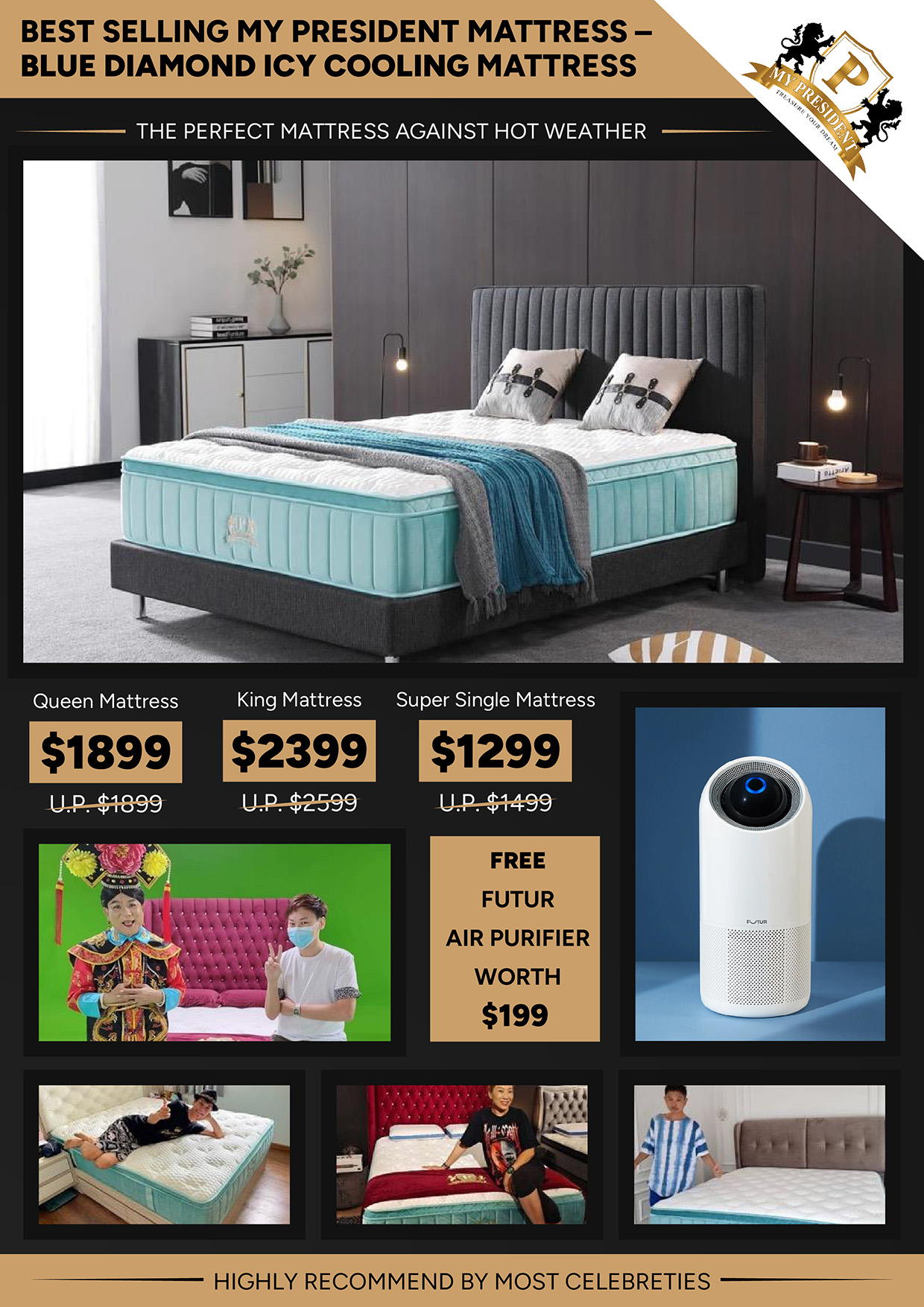 Blue-Diamond-ICY-Cooling-Mattress