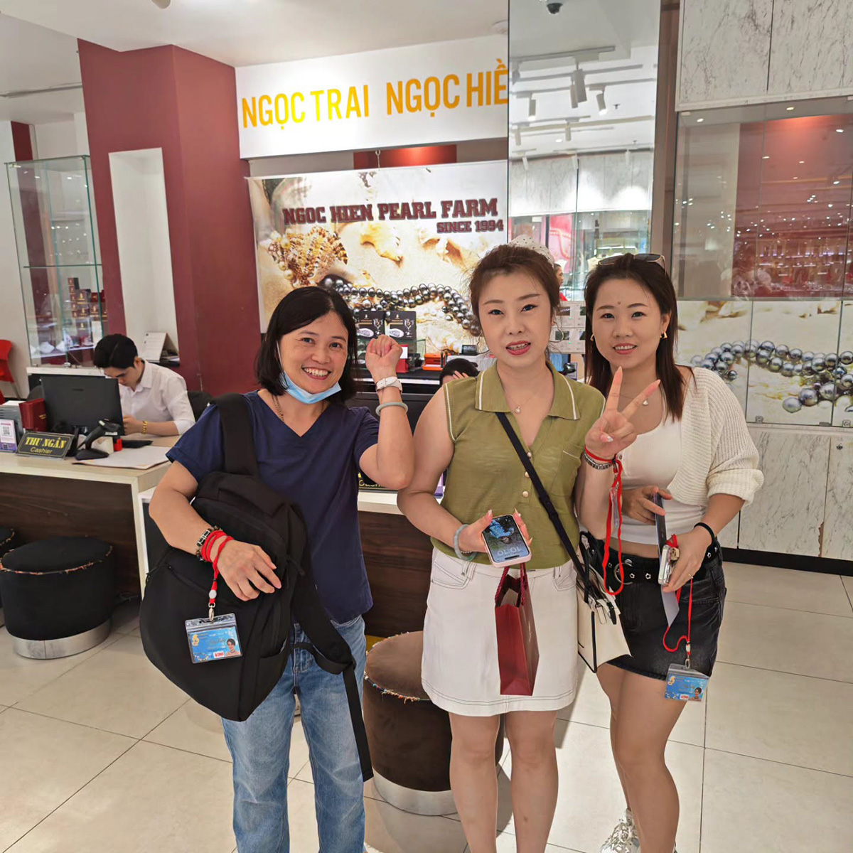 Top 3 Achievers at the Pearl Factory Top 3 Achievers at the Pearl Factory