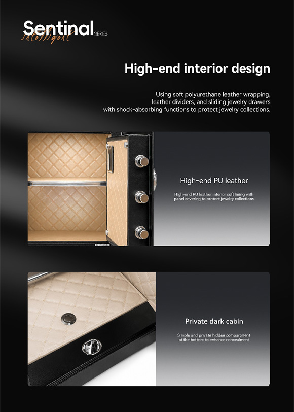 The Sentinel Leather Safe 45