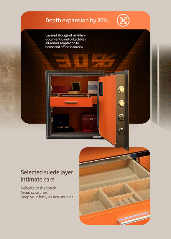The Maison 45 Leather Safe 26 Kg
