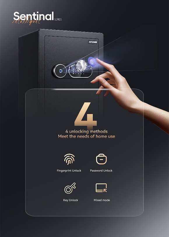 The Sentinel 45 Leather Safe