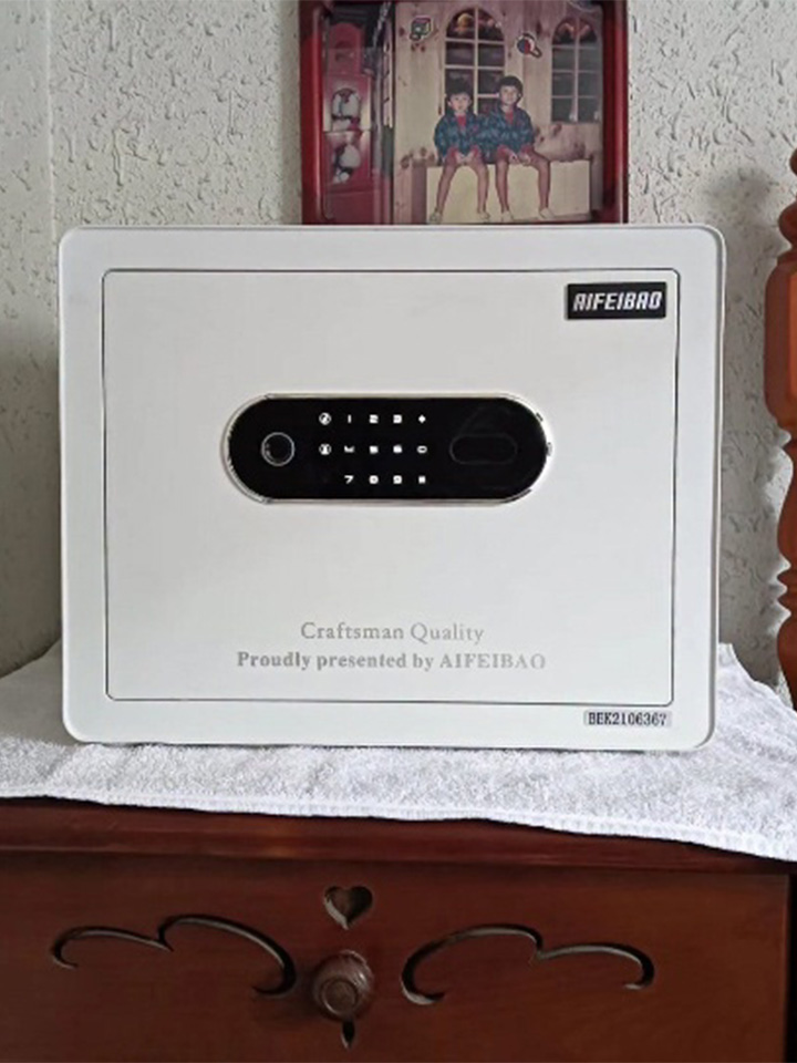 The Solitaire 30 Leather Safe