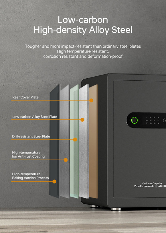 The Solitaire 30 Leather Safe