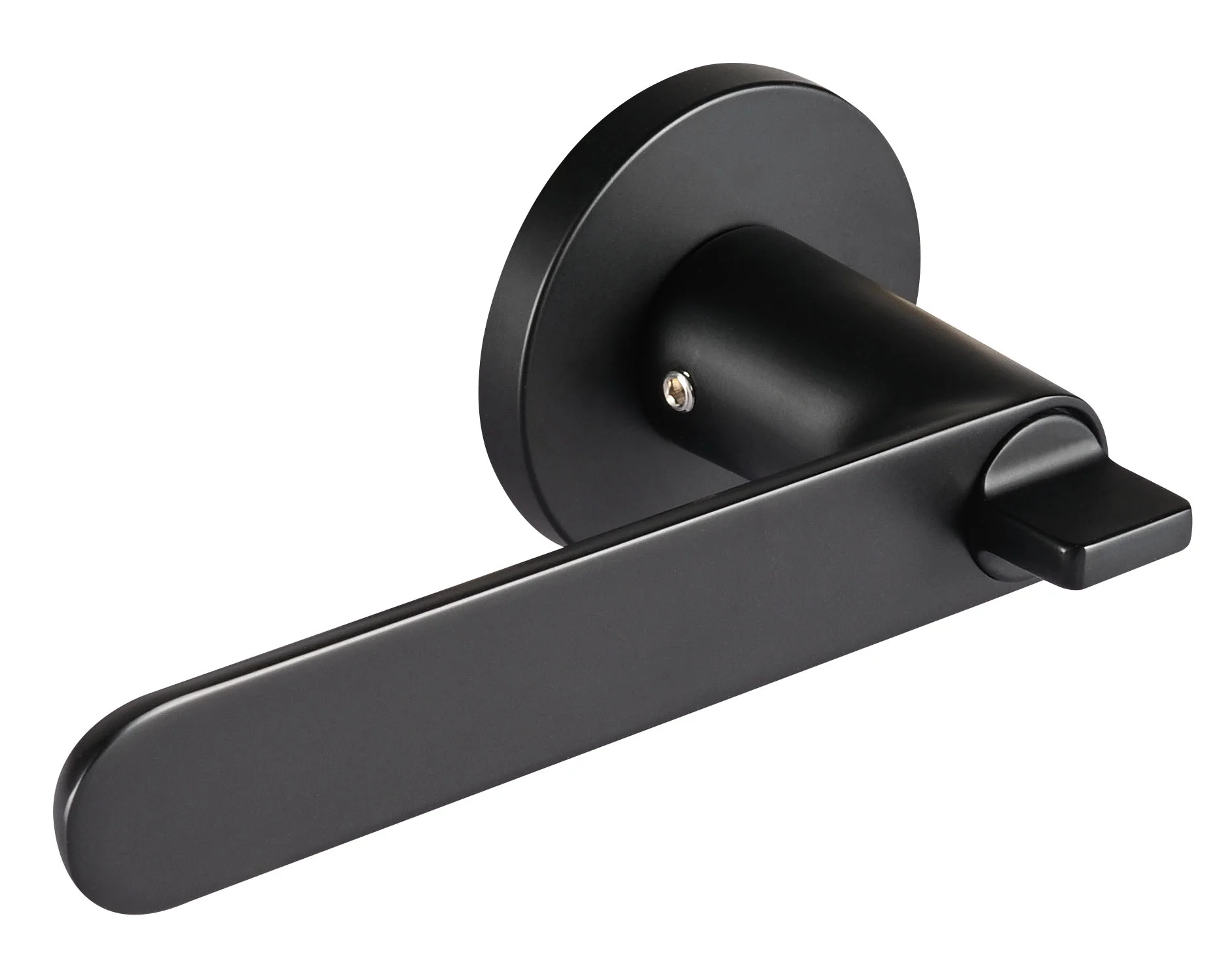 MyDigitalLock - Metallic Gun Grey Designer Bedroom Lever Lock-SY5102-10B MyDigitalLock - Metallic Gun Grey Designer Bedroom Lever Lock-SY5102-10B