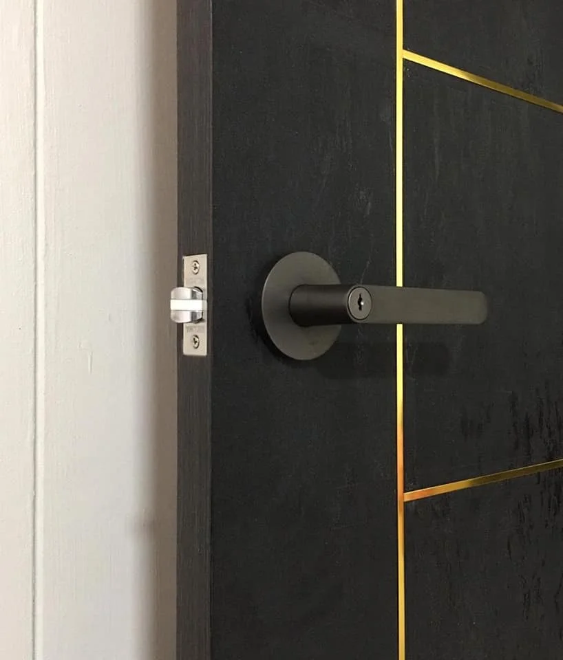 MyDigitalLock - Metallic Gun Grey Designer Bedroom Lever Lock-img-lock MyDigitalLock - Metallic Gun Grey Designer Bedroom Lever Lock-img-lock